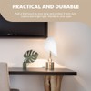 Vaguelly 5 Pieces White Frosted Lampshade Fixtures Replacement Shades for