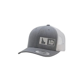 Trucker Hat-Idaho (Heather Gray/White)