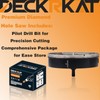 6 inch Diamond Hole-Saw Bits with Pilot Drill Bit -6"