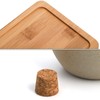 Elsjoy Set of 2 Ceramic Oil Vinegar Dispenser with Cork