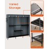 CASAMAYA Clothes Rack, Portable Closet, 81.5 Inch Large Capacity Wardrobe