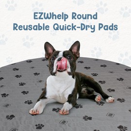 EZwhelp Pack of 2 Reusable Dog Pee Pad, Washable Slip-Resistant Waterproof Mat, 60 Inches
