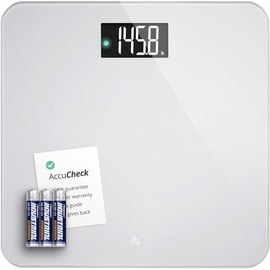 GREATER GOODS 쉬운 체중계 ACCUCHECK 백라이트 센서 고정밀 대형 읽기 [Black] GREATER GOODS Easy Scale ACCUCHECK Backlight Sensor High Precision Large Read [Black]