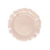 DecorLine Elegant Scallop Collection Pearl Pink Salad Plates - 7.5"
