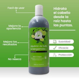 Shampoo Alquitran De Hulla Con Bergamota Productos Mart Mexico 1 Litro