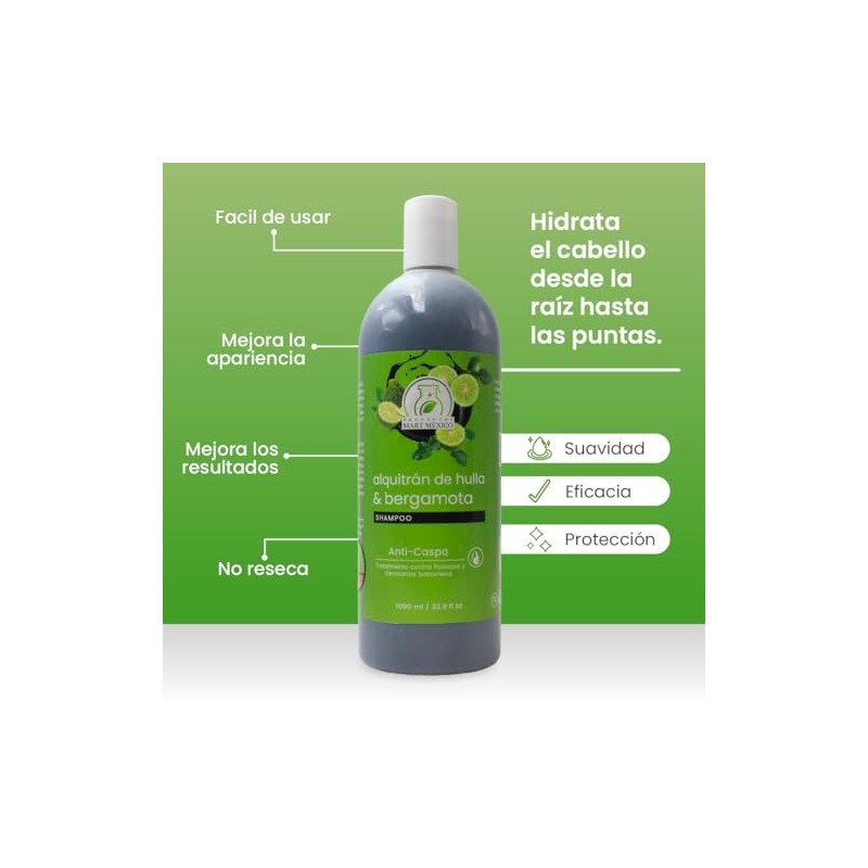 Shampoo Alquitran De Hulla Con Bergamota Productos Mart Mexico 1