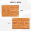 Basketball Court Placemats Set of 6 Linen Washable 12x18 Inch