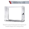Taymac ZTC300 Plastic Thermostat Cover Low Profile, Large, Clear