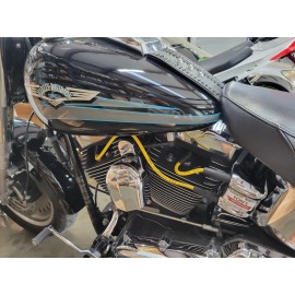 Ton's 00-17 8mm Yellow SPARK PLUG WIRES HARLEY SOFTAIL DYNA FX FXD