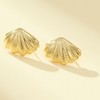 Gold Seashell Earrings Stud,Summer Ocean Beach Earrings Stud Seashell Jewelry