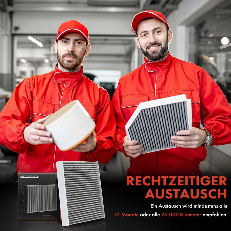 Frankberg Cabin Air Filter Pollen Filter with Activated Carbon Compatible