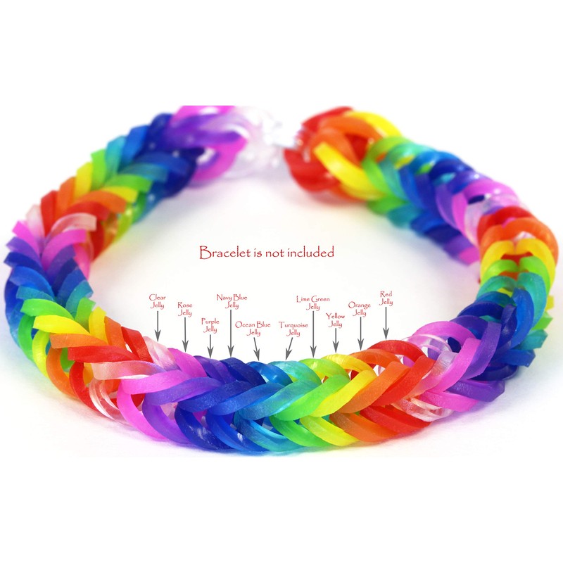 Rainbow Loom Twistz Bandz Refill - Jelly Purple