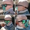 COASION 2 Pack Bendable Flexible Polarized Newborn Baby Sunglasses with