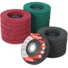 NuoDunco 15Pcs 180# 320# 600# Scour Flap Disc 4 1/2