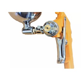 HOTECHE F-75 HVLP Air Spray Paint Gun 1.5 mm Tips Nozzle 400cc Metal Can A831407