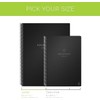 Rocketbook Smart Reusable Notebook, Fusion Plus Letter Size Spiral Notebook