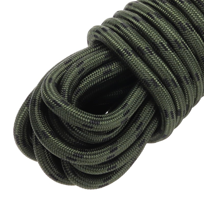 QUARKZMAN Polypropylen-Seil Diamantgeflecht Nylonseil 3/8" 50ft/15m Hohe Festigkeit für den