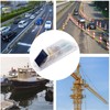 RISOON Solar Strobe Warning Light: Sensitive LED Warning Lamp High