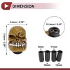 HEROFFIX Skull Shift Knob Universal Gear Shifter Knob Resin Stick