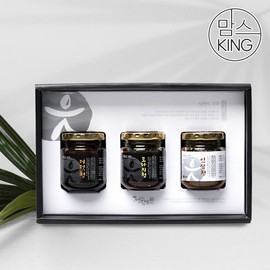 Mom's King 강원정선 창성 고랭지 선물세트/더덕청+도라지청+인삼청 Gangwon Jeongseon Changseong High-Altitude Gift Set / Deodeok Cheong + Doraji Cheong + Ginseng Cheong