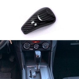 TLIFORT for Subaru Gear Shift Knob Shifter Head Knob Cover Trim for Subaru Forester 2019-2022, for XV Crosstrek Impreza 2018-2022, for Outback Legacy 2020-2022, ABS Carbon Fiber