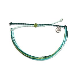 Pura Vida Coral Reefin' Bracelet- 100% Waterproof Wax Coated Accessories- Handmade