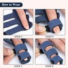 Fingerschiene 7 PCS Fingerschiene Kleiner Finger Mittelfinger Schiene 3 Streifen