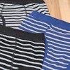 Gallo Boy's 3-Piece Brief, Top Span, Front Opening, Border, black/blue