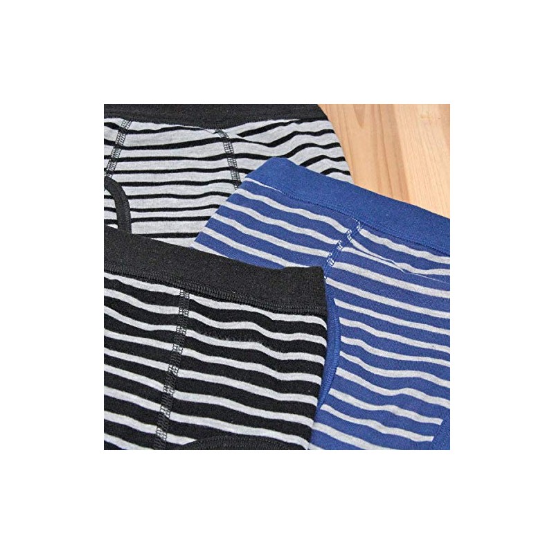 Gallo Boy's 3-Piece Brief, Top Span, Front Opening, Border, black/blue