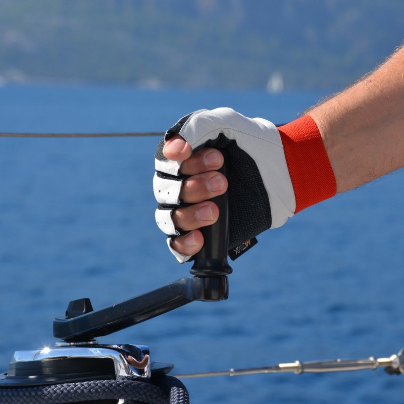 Sailing gloves with Kevlar® reinforced palms Size: XL