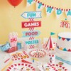 Unique Party 72473 - Carnival Circus Party Plastic Tablecloth, 7ft