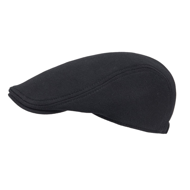 FEINION - Gorra de algodón para hombre, Negro -, One