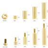 Litorange 240 Pieces M3 Male Female Hex Brass Spacer Standoff