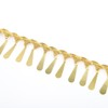 Waist Chain Gold Metal Applique Glitter Elastic Sequin Water Drop