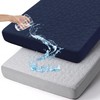 Waterproof Mini Crib Mattress Protector: 2-Pack Pack N Play Sheets