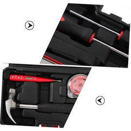 LALAFINA 15PCS Professional Handyman Tool Kit for Home DIY Projects Durable Household Repairing Gadget with Storage Case for Car Maintenance Office Apartment Use