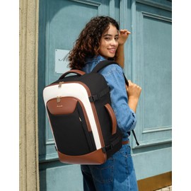 LOVEVOOK 40L Travel Backpack for Women Men, Large Carry on Backpack for Airplanes TSA Personal Item Travel Bag fits 15.6" Laptop, Waterproof Weekender Essentials Airline Approved with 2 Packing Cubes