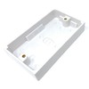 1pcs. 2 Gang Surface Mount Back Box Pattress Box, 145mm