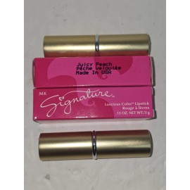 Mary Kay 2x New Mary Kay Signature Luscious Color Lipstick Juicy Peach 5507 Full Size