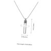 Ipetboom Cremation Necklace for Ashes Openable Glass Vial Pendant Chain