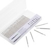 ChilternCasa 1mm Diamond Drill Bits, Cylinder Grinding Bit Shank 2.35mm