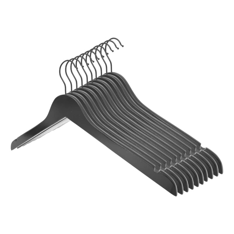 Exhivit Gancho De Madera Para Ropa Paquete Con 50 Piezas