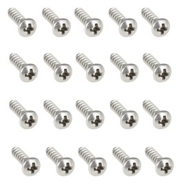 SG Store 20pcs M4 x 14mm License Plate Light Screws N01396111 Compatible with VW Golf 2 3