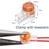 Flycppo Pack of 100 K1 Telephone Cable Connectors, UY Single