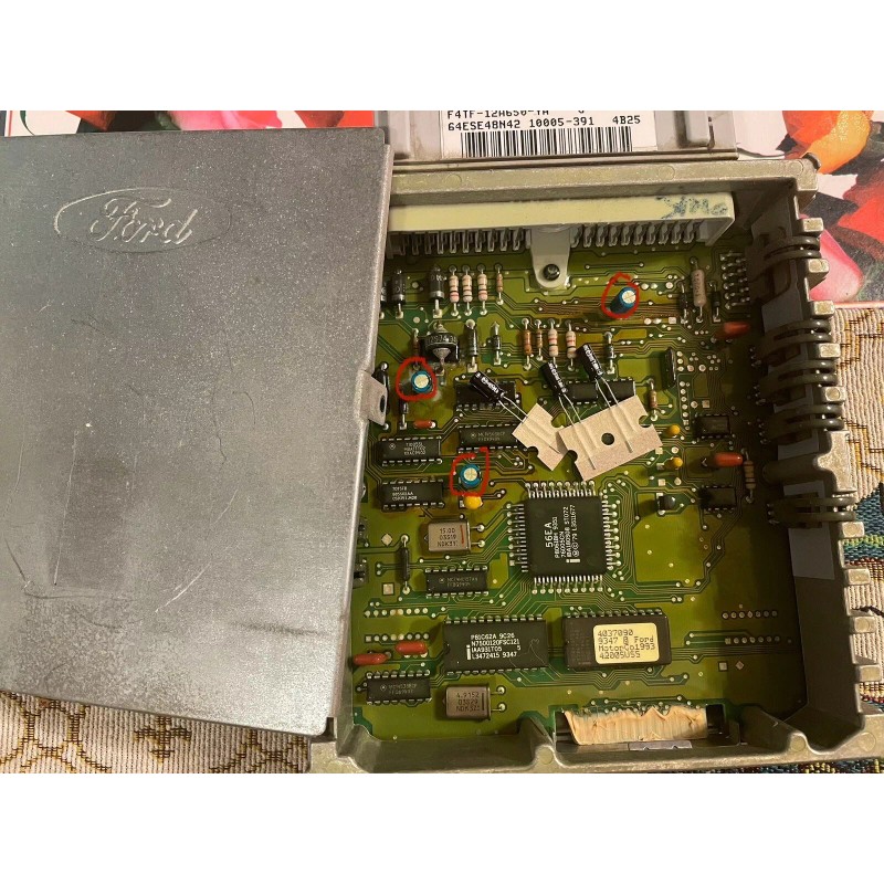 Ford 80s 90s Computer Premium Capacitors Kit PCM ECU 47uf