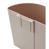 Isetou Merna Mini Trash Can with Lid, Small Storage Bin,