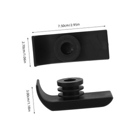 Baluue 2pcs Non- Walker Ski Gliders Heavy-duty Accessories for Seniors Tips Easy Installation for Folding and Mobility Devices