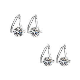 Halolux Lymphvity Germanium Earrings,Atheniz Lymphatic Earrings,Lymphatic Drainage Germanium Earrings Jewelry for Women(Silver+Silver)