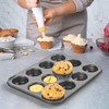 LetCart Yorkshire Pudding Tray - Professional 12 Cup Muffin/Yorkshire Pudding/Cupcake