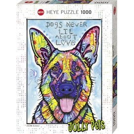 Heye Dogs Never Lie Puzzles (1000-Piece, Multi-Colour)